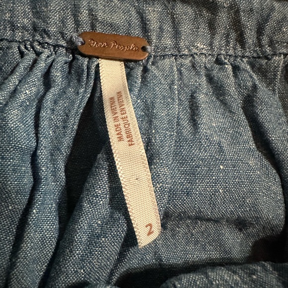 Free People light denim dress - Picture 3 of 3